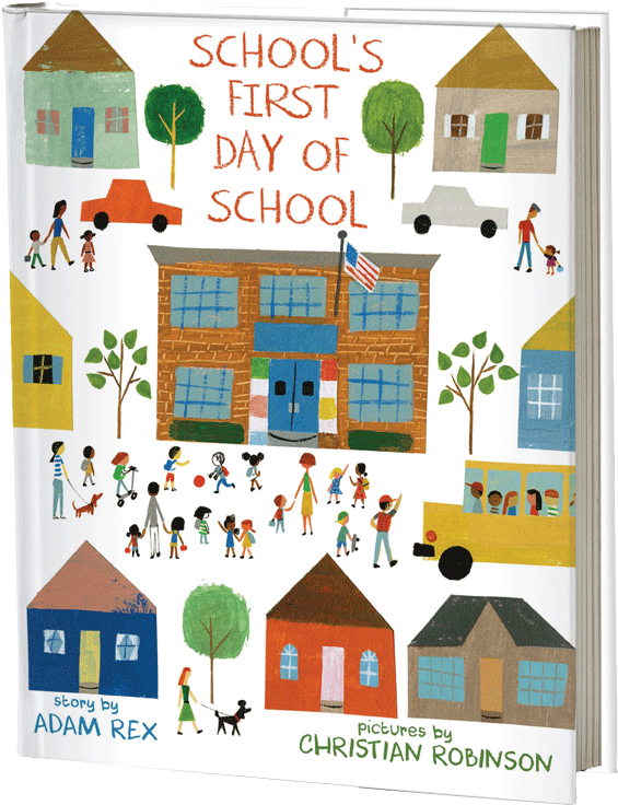 Schoolsfirstdayofschool - School's First Day Of School Book Clipart (1024x847), Png Download