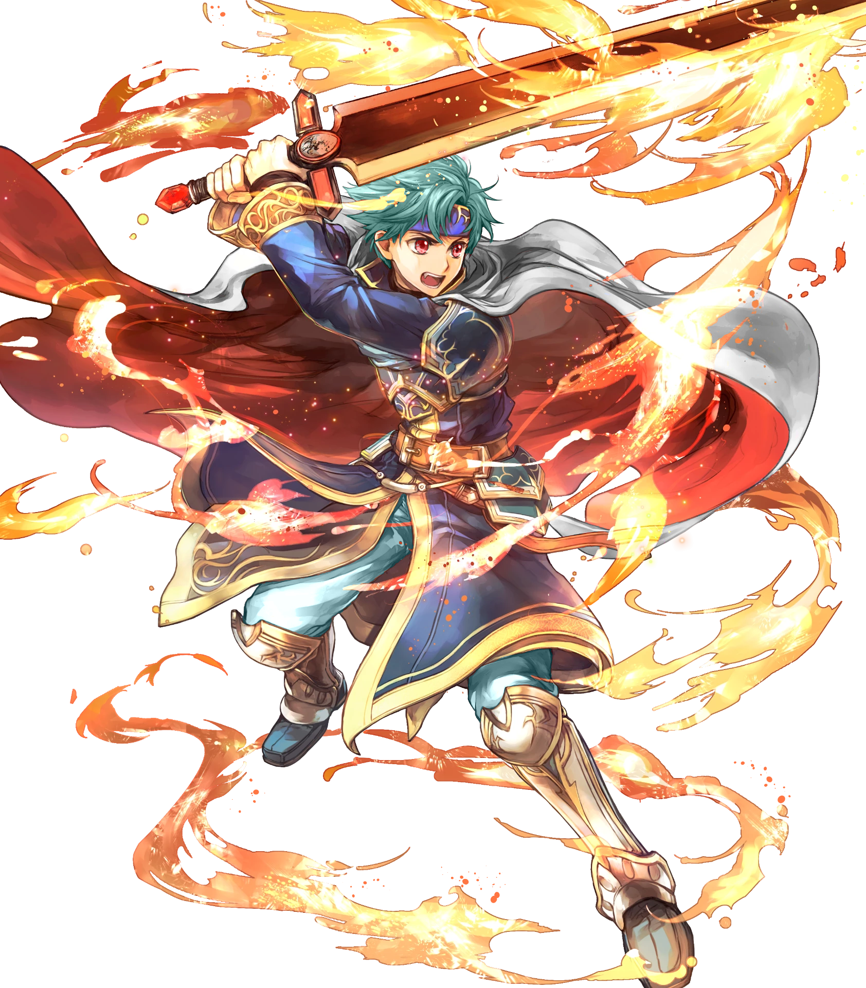 Roy Cyl Edition - Fire Emblem Heroes Brave Roy Clipart (1684x1920), Png Download