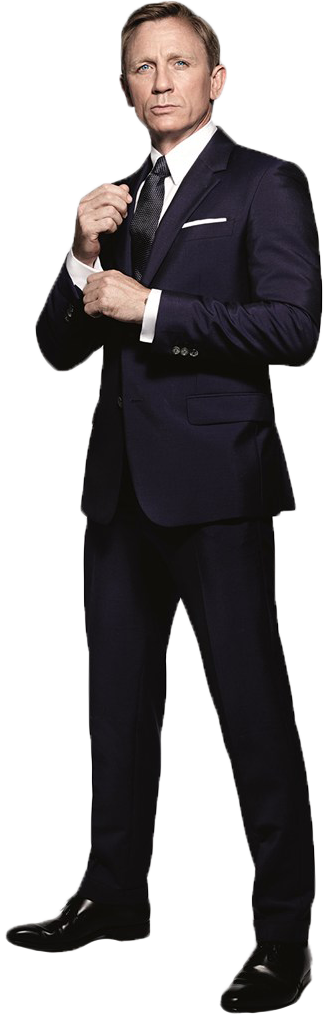 James Bond Png Clipart (324x1020), Png Download