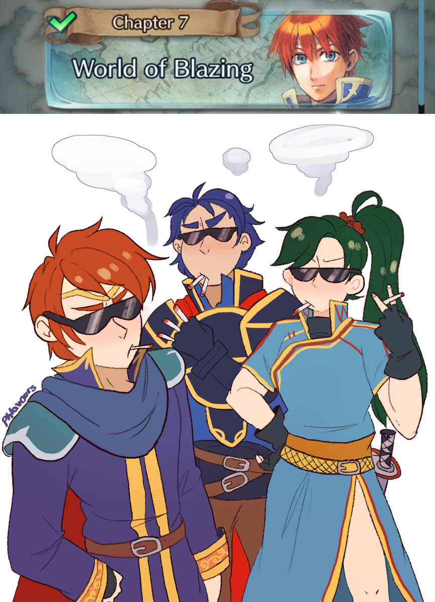 This Is Why The Blazing Blade Is My Favorite - Fire Emblem 7 Memes Clipart (867x1200), Png Download