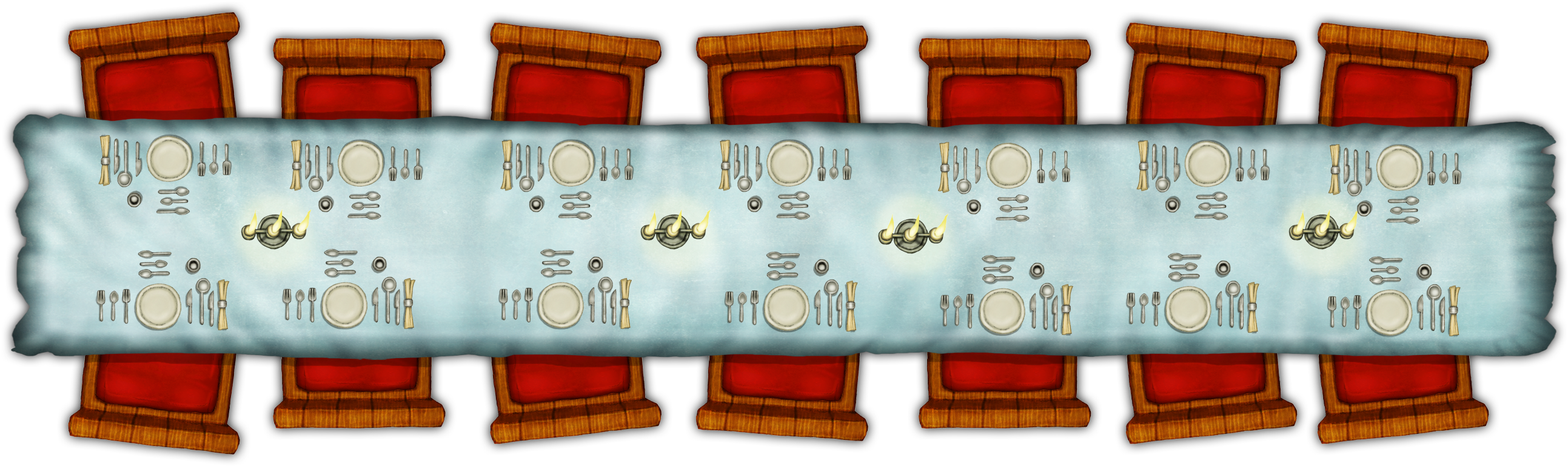 Banquet Png Clipart - Banquet Png Transparent Png (2600x800), Png Download