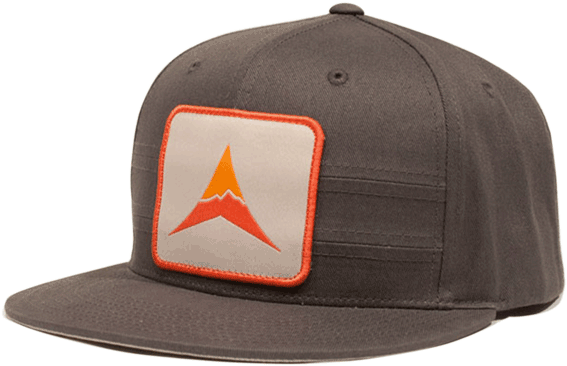 Aspinwall Great Divide Hat Dark Gray Orange 1 - Baseball Cap Clipart (672x800), Png Download