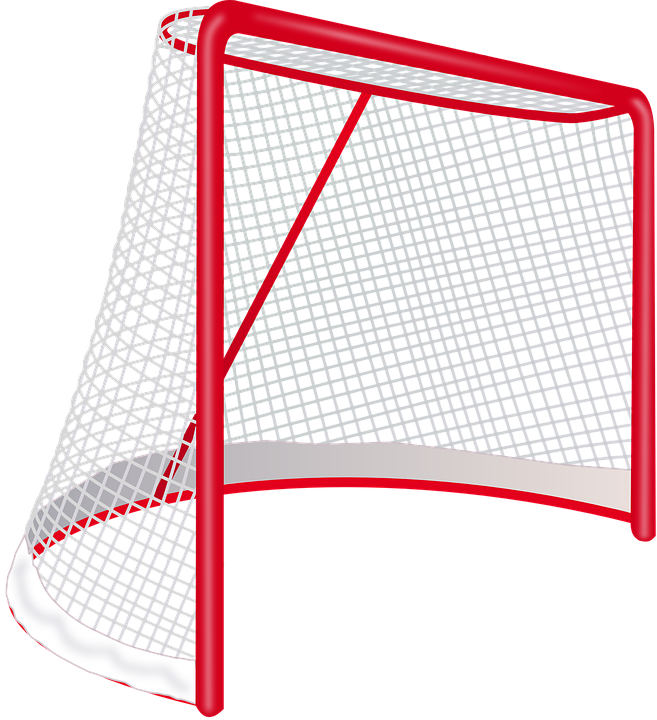Hockey Goal Net Sports - Ice Hockey Goal Clipart - Png Download (657x720), Png Download
