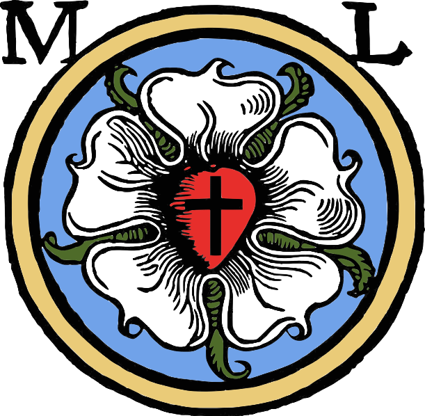 Rose Martin Luther 1530 Couleur - Martin Luther Rose Clipart (611x598), Png Download