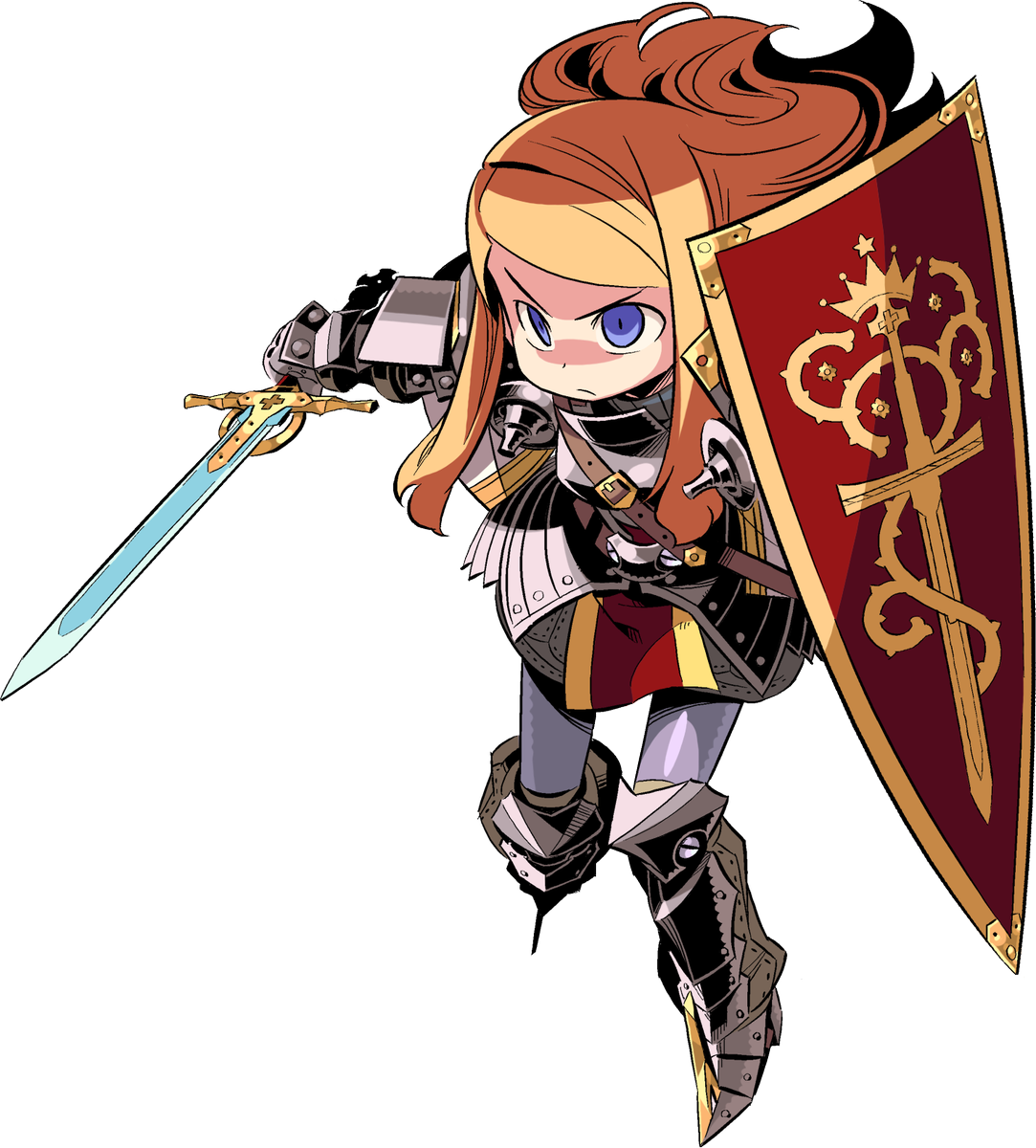 In Eon, You'll Be Able To Recruit The Protector Unit, - Etrian Odyssey Nexus Protector Clipart (1083x1200), Png Download