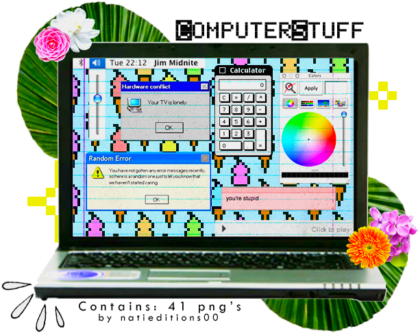 Computadora Png Tumblr - Laptop Clipart (638x506), Png Download