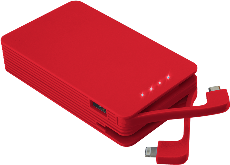Juice® Weekender - Red Power Bank Png Clipart (800x800), Png Download