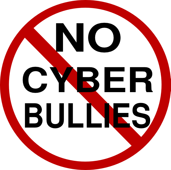 February - No Cyber Bullies Clipart (600x596), Png Download
