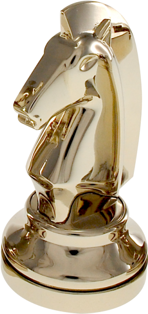 Silver Color Chess Piece - Hanayama Chess Set Clipart (640x640), Png Download