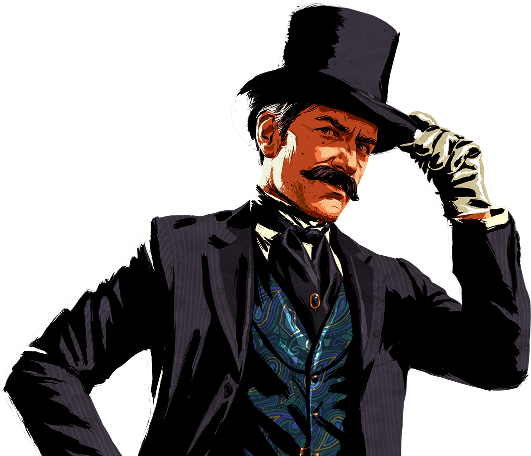 Npxbl - Red Dead Redemption Trelawny Clipart (1067x915), Png Download