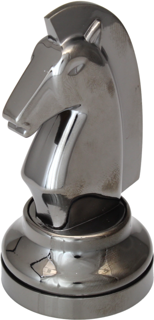 "black" Color Chess Piece - Bust Clipart (640x640), Png Download