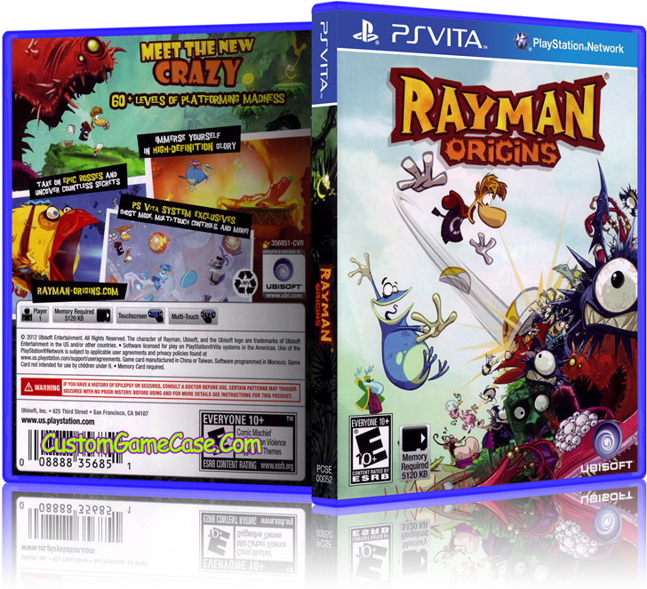 Sony Playstation Ps Vita - Rayman Origins Clipart (800x685), Png Download