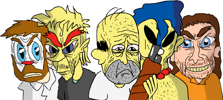 Dear Homer, You Have A Cold Dick - Bart The General Toadfish Clipart (800x400), Png Download