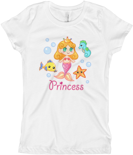 Mockup Fa3bab62 Original - Princess T Shirts Girls Clipart (600x600), Png Download
