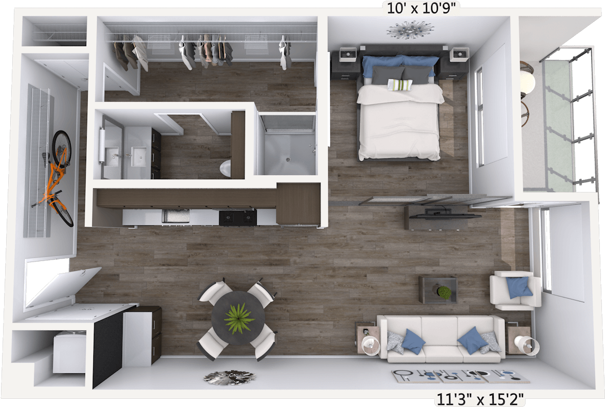 3d Floor Plan Image - Floor Plan Clipart (1200x900), Png Download