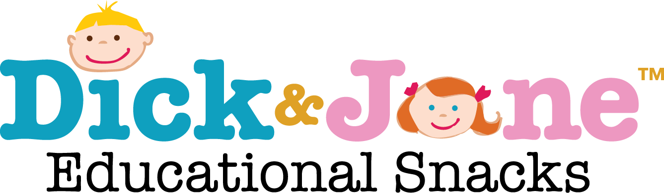 Dick And Jane Educational Snacks English And Spanish Clipart (1337x390), Png Download