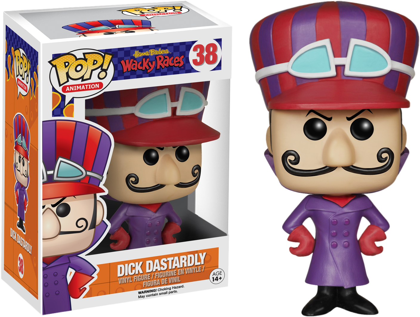 Wacky - Funko Pop Dick Dastardly Clipart (1500x1156), Png Download