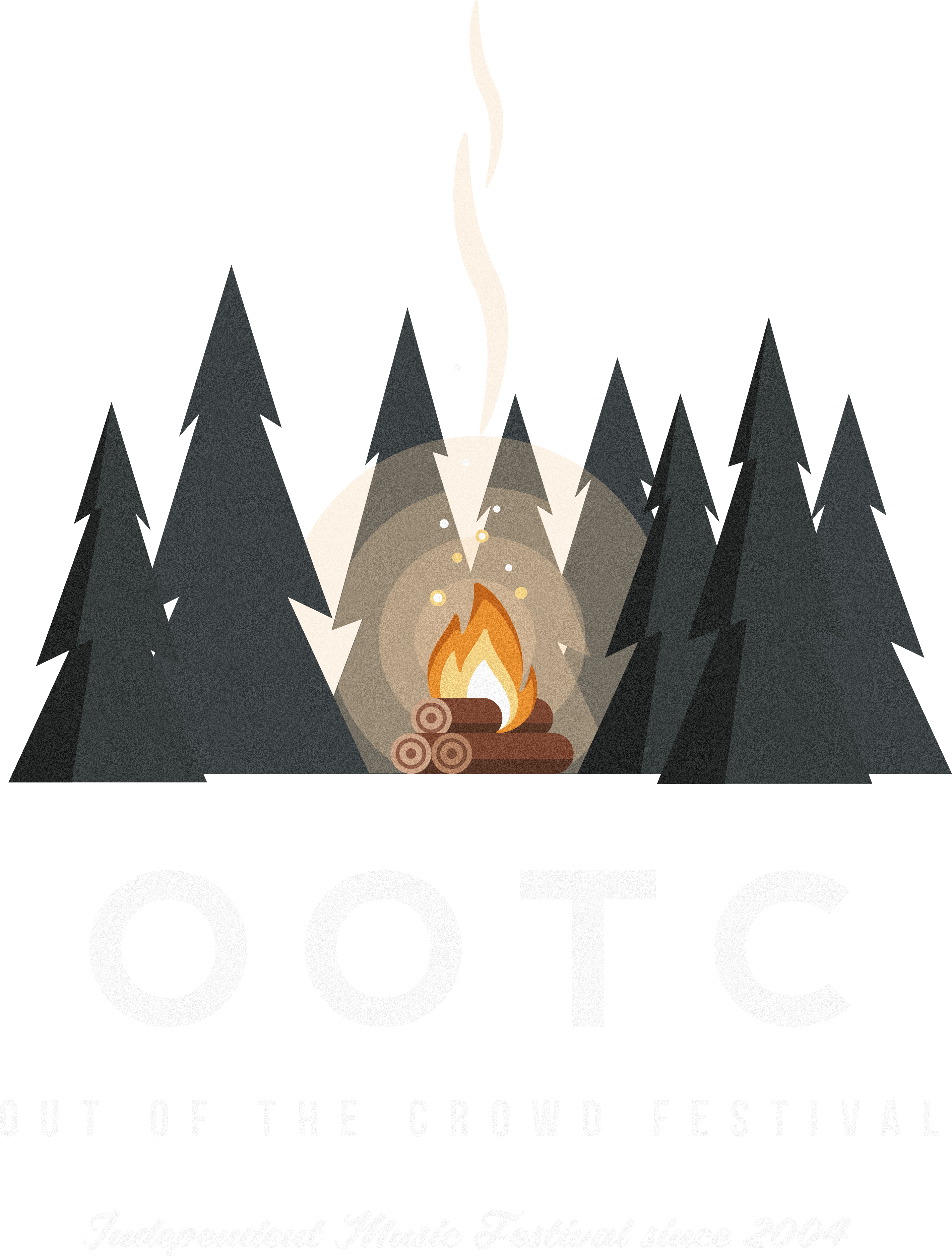 Out Of The Crowd Festival - Christmas Tree Clipart (2841x3748), Png Download