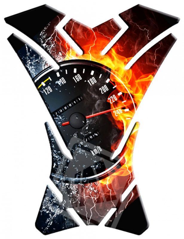 Adesivo Protetor De Tanque Velocímetro - Protetor De Tanque Moto Feminina Clipart (800x800), Png Download