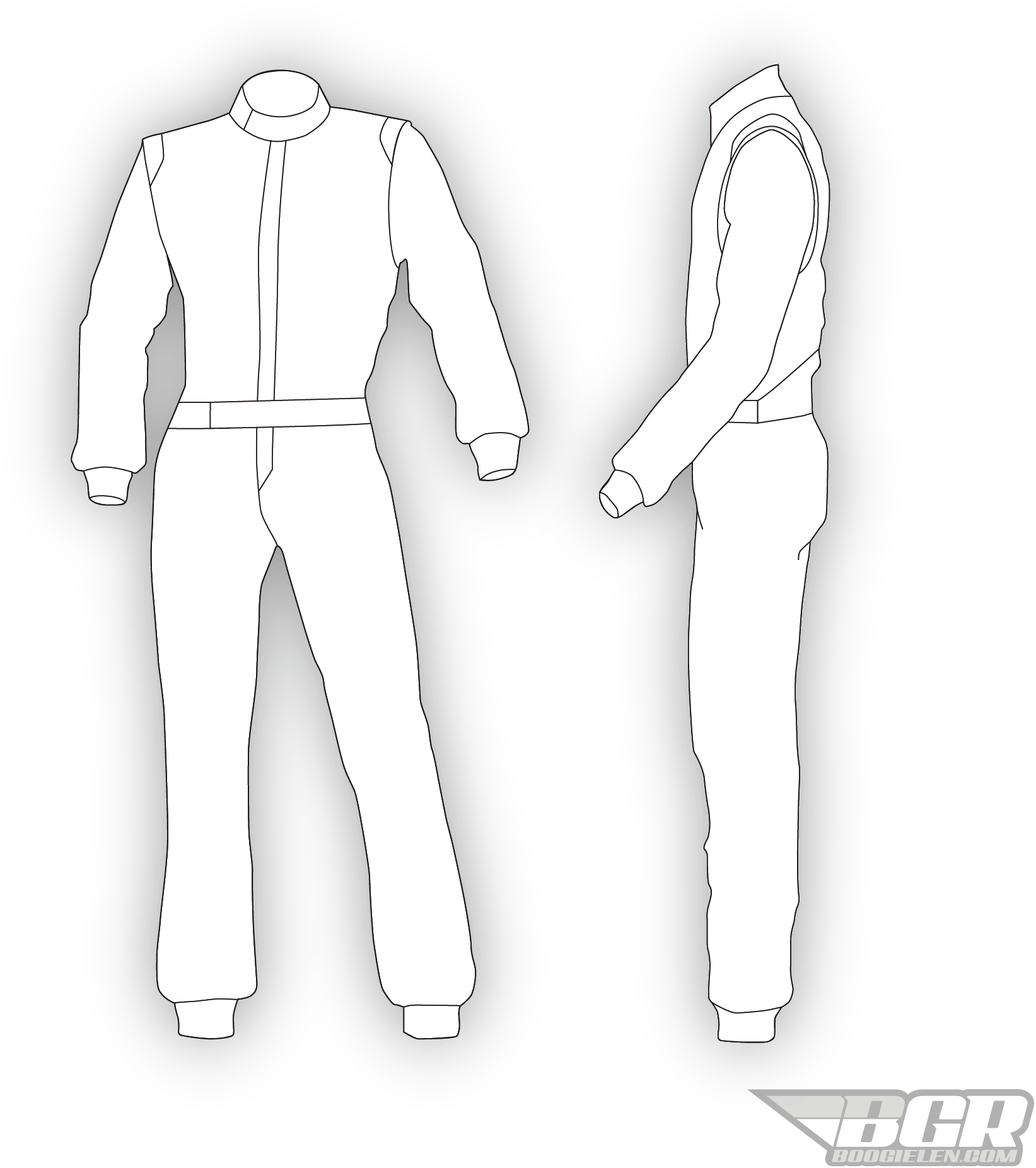 Custom Sparco Infinity Racing Suit Tailored Illustration Clipart