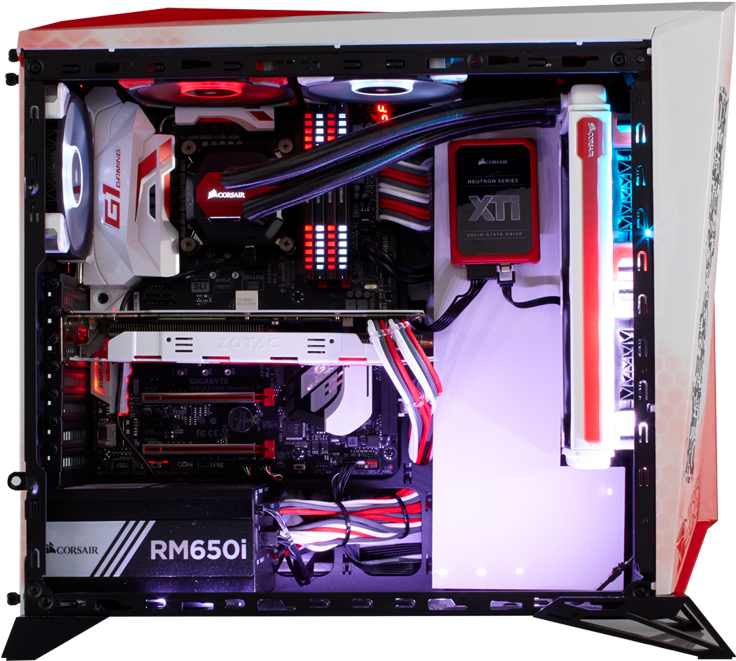 Vengeance Led - Corsair Spec Alpha Liquid Cooling Clipart (796x798), Png Download