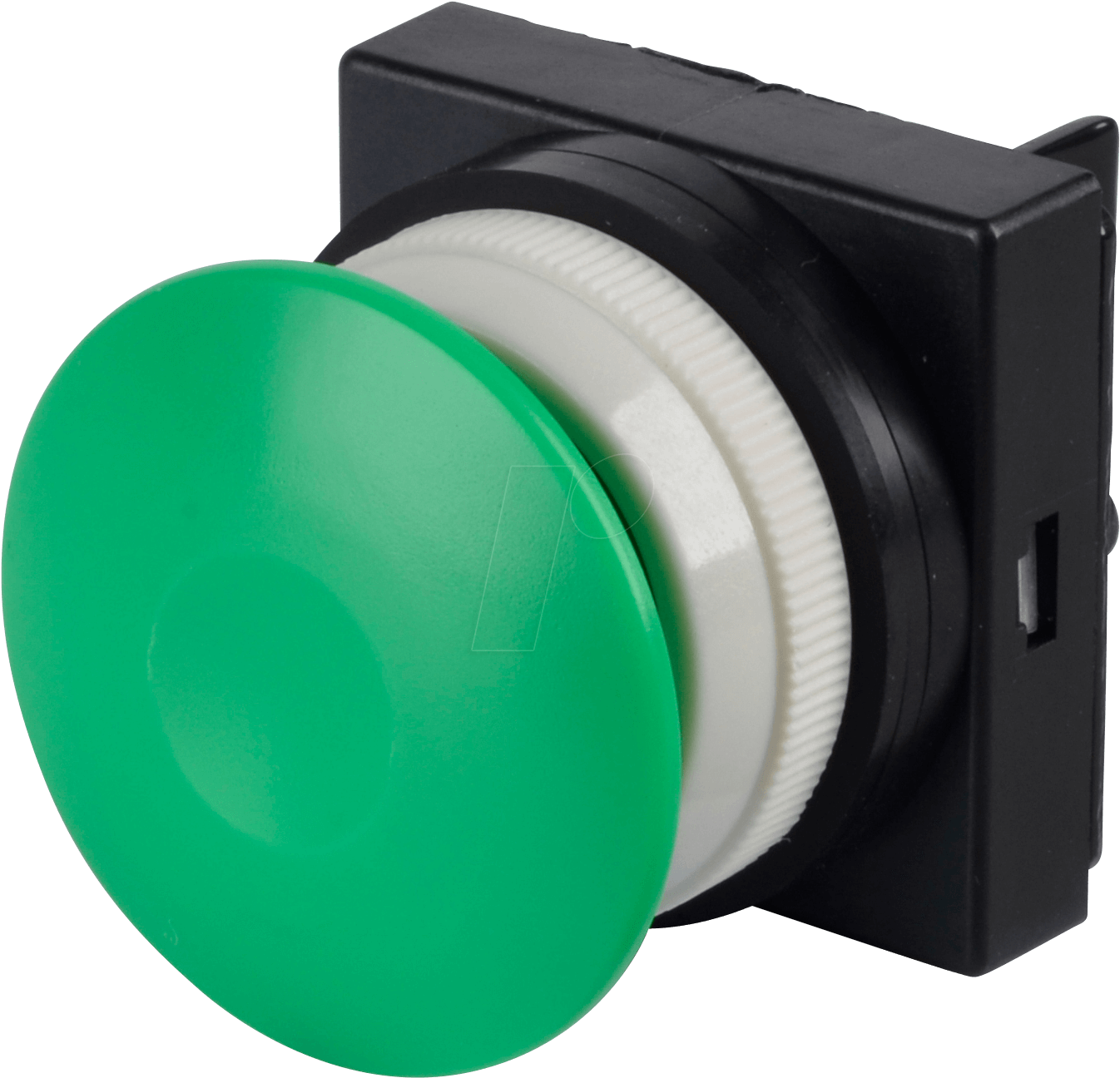 Actuator Attachment 5/2, Push Button, Mushroom Shaped, - Mushroom Push Button Pneumatic Smc Clipart (1346x1296), Png Download