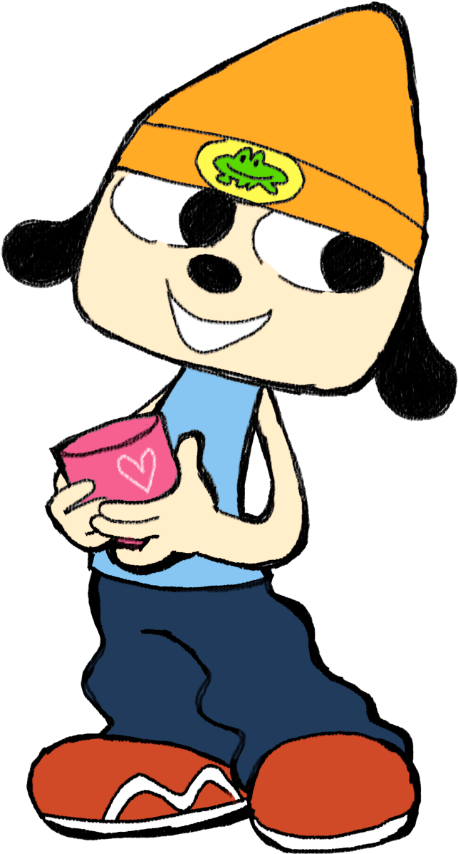 “parappa That I Drew In Class Oops ” Clipart (753x1280), Png Download