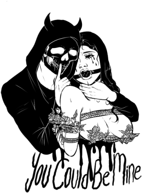 #haloween #sex #pervert #cry #sexual #youcouldbeme - Aesthetic Nun And Devil Clipart (400x479), Png Download