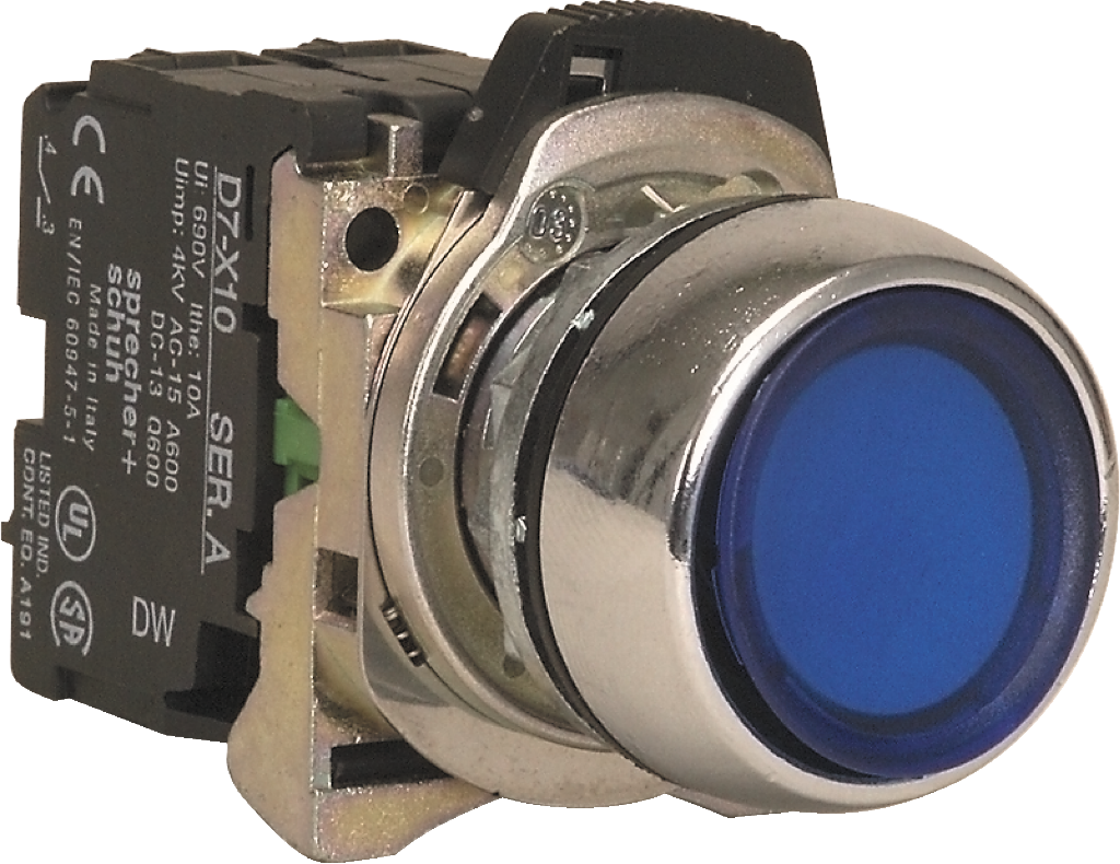 5mm Metal Flush Illum 24v Ac/dc 1no Blue - Film Camera Clipart (1024x790), Png Download