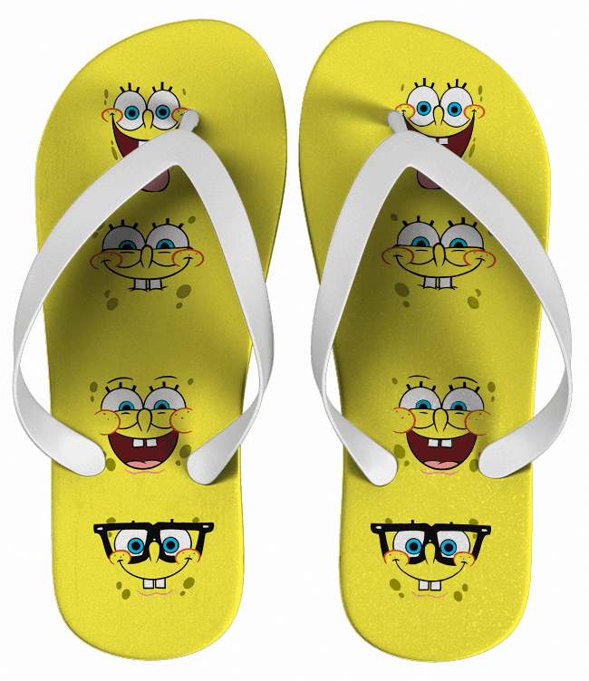 Chinelo Bob Esponja Personalizado - Sponge Bob Clipart - Large Size Png ...