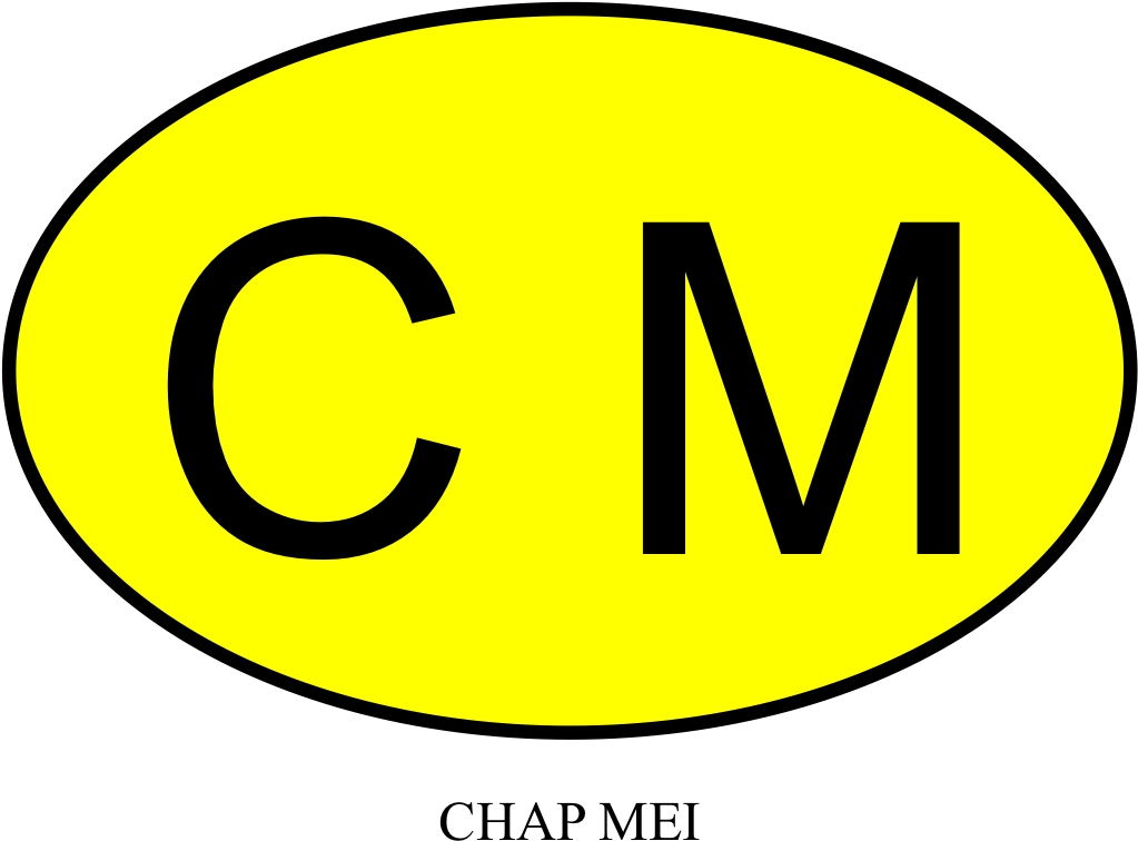 Vintage Chap Mei Logo - Circle Clipart (1023x756), Png Download