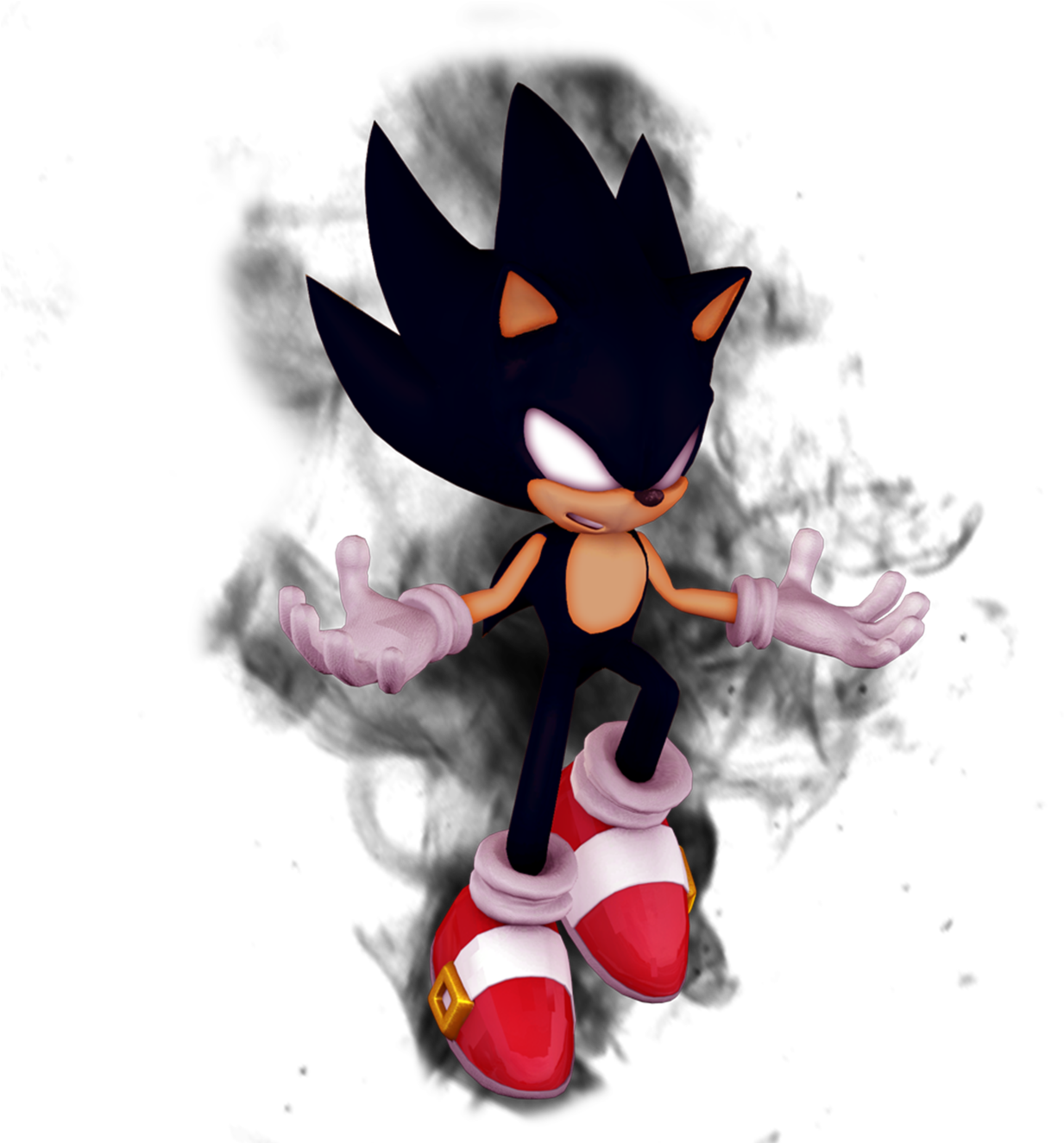 Dark Sonic Render , Png Download - Dark Sonic Clipart (1233x1324), Png Download