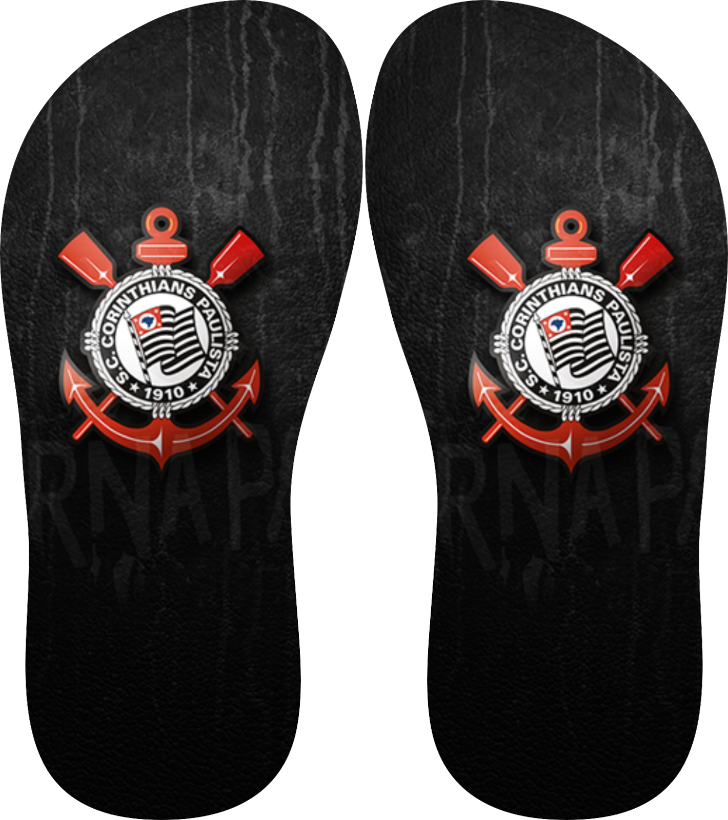 Br, Chinelos Corinthians - Sport Club Corinthians Paulista Clipart (1420x1600), Png Download