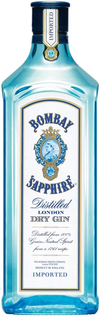 Bombay Sapphire Gin 70cl Clipart (960x1206), Png Download