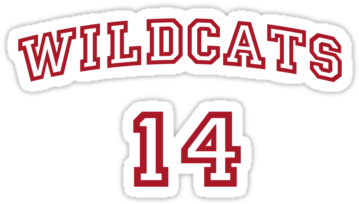 #highschoolmusical #hsm #wildcats #wildcats14 #14 High - Wildcats Hsm Logo Png Clipart (375x360), Png Download