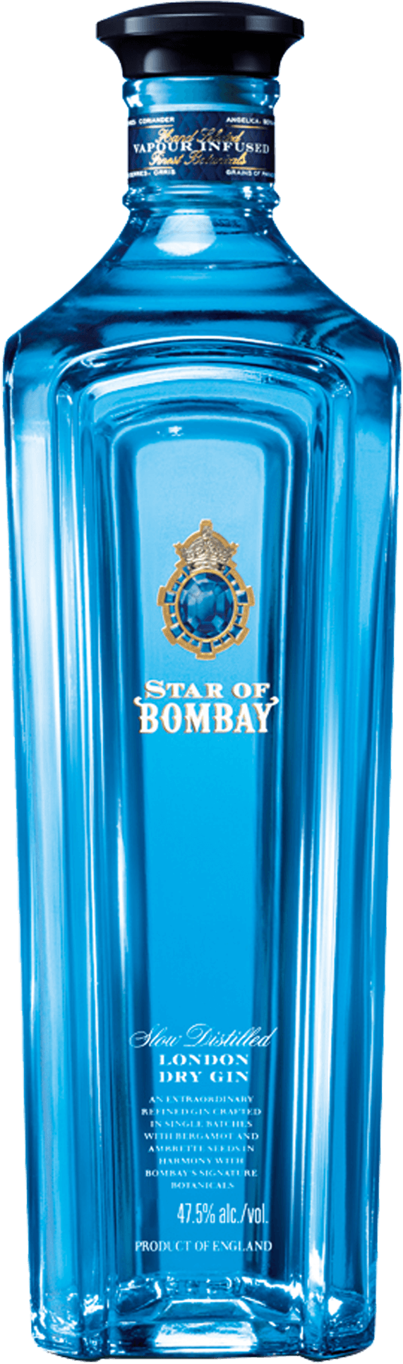 Bombay Sapphire 47.5 Clipart (1600x2000), Png Download