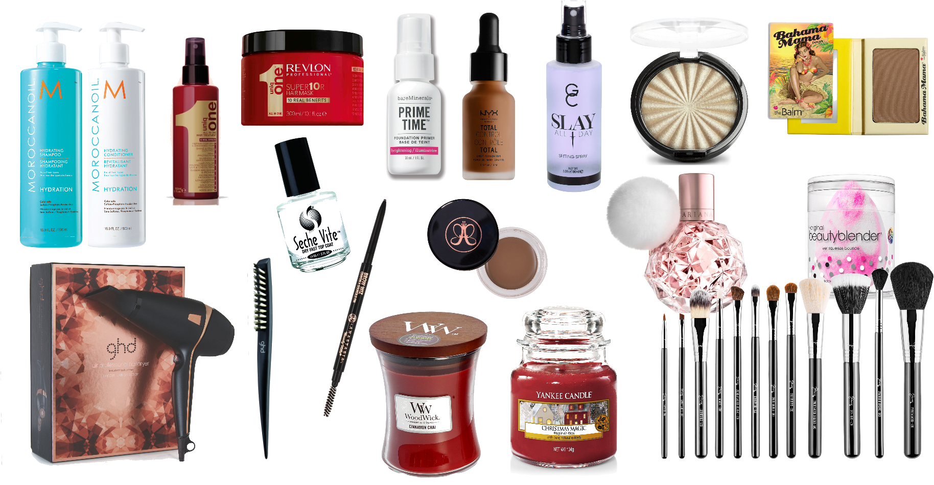 Uniq One / Ariana Grande Parfym / Woodwick Ljus / Nyx - Nail Polish Clipart (1900x950), Png Download