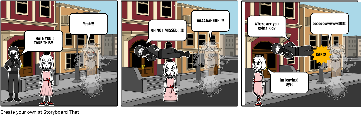 Jacob Bowser Bullying Comic - Cartoon Clipart (1164x385), Png Download