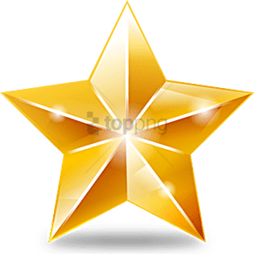 Free Png Gold Christmas Star Png Png Image With Transparent - Christmas Tree Star Png Clipart (850x848), Png Download