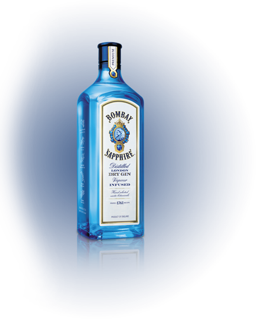 Bombay Sapphire Gin - Mirto Clipart (522x650), Png Download