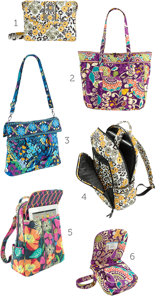 New Products And Colors From @vera Bradley For Spring - Shoulder Bag Clipart (520x989), Png Download