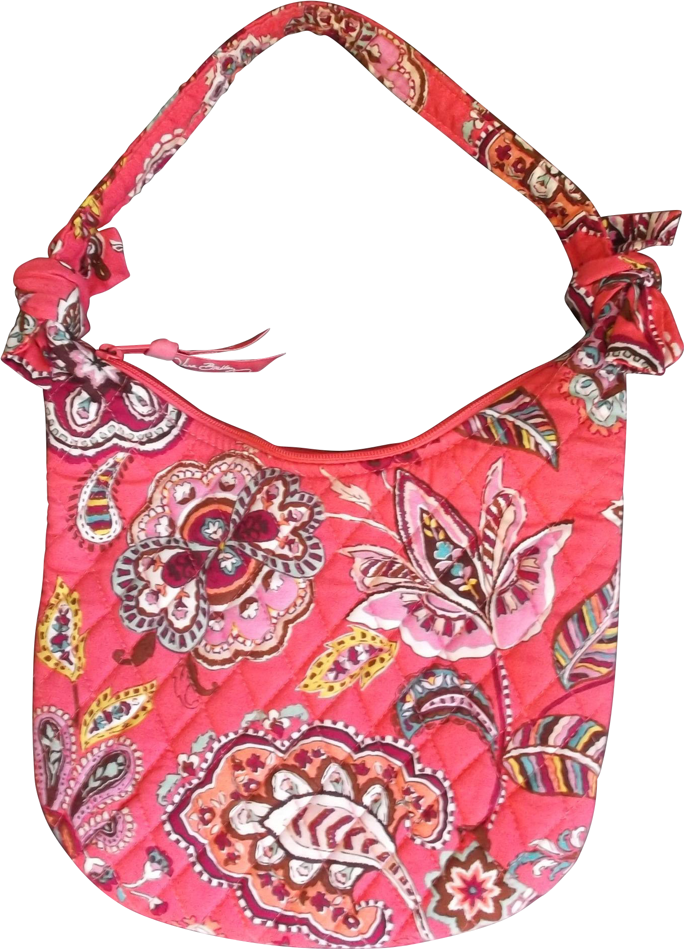 Retired Vera Bradley Call Me Coral Purse Handbag Discontinued - Hobo Bag Clipart (1883x1883), Png Download
