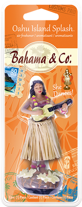 Bahama Hula Girl - Hula Girl Car Freshener Clipart (720x720), Png Download