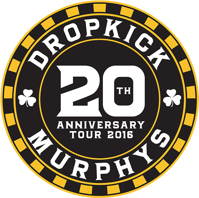 Dkm 20th - Dropkick Murphys 20 Years Clipart (750x730), Png Download