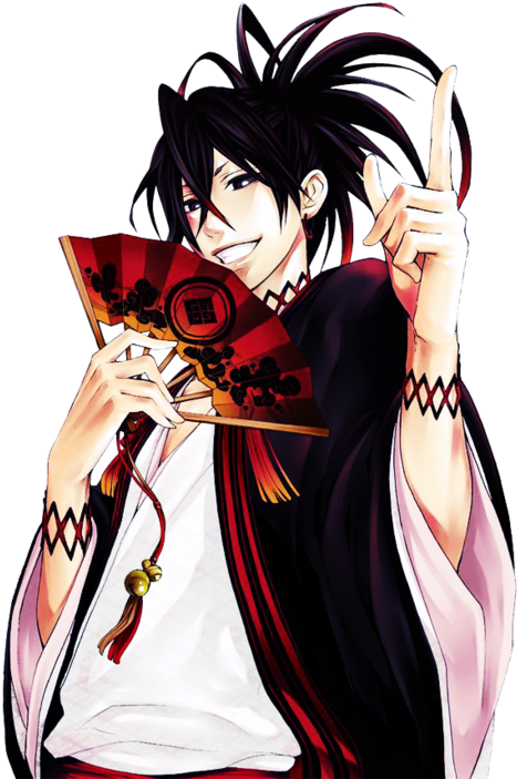 L Anime, Anime Guys, Laughing, Otaku, Handsome, Anime - Donten Ni Warau Tenka Smile Clipart (500x713), Png Download