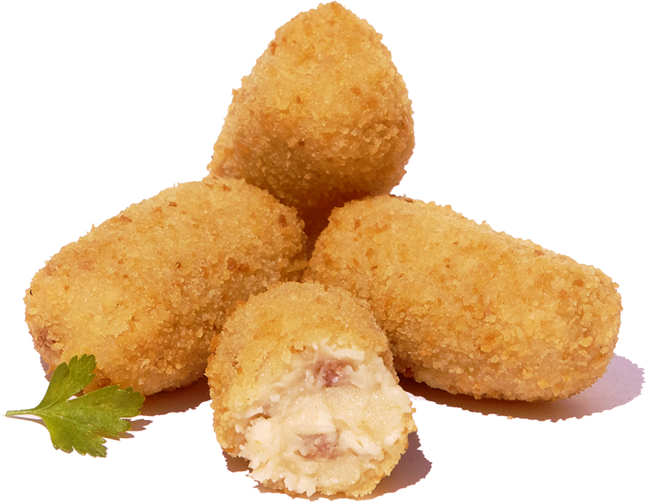 Croquetas Png - Croquette Clipart (1370x755), Png Download
