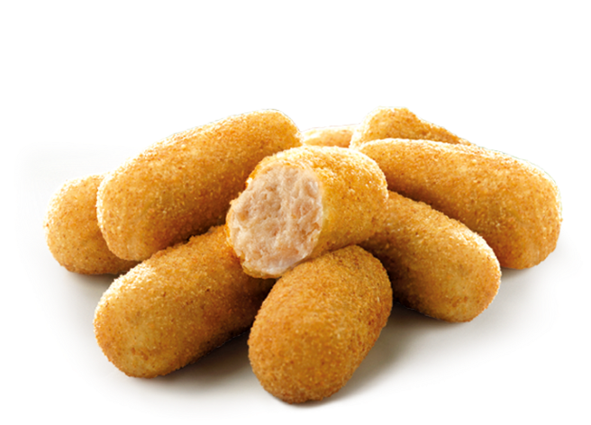 Croquetas De Pollo Asado Sin Gluten , Png Download - Croquetas Png Clipart (656x472), Png Download