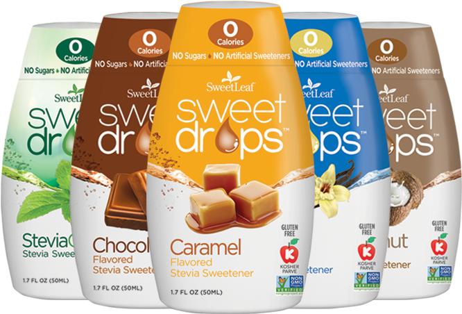 Sweetleaf Sweet Drops Liquid Stevia 50ml - Sweet Leaf Sweet Drops Clipart (695x655), Png Download