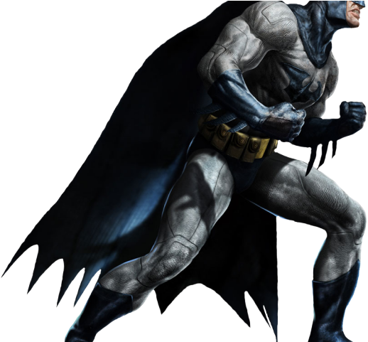 Batman Clipart Side View - Batman Cartoon White Background - Png Download (640x480), Png Download