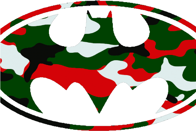 Batman Logo Clipart - Camo Batman Logo - Png Download (640x480), Png Download